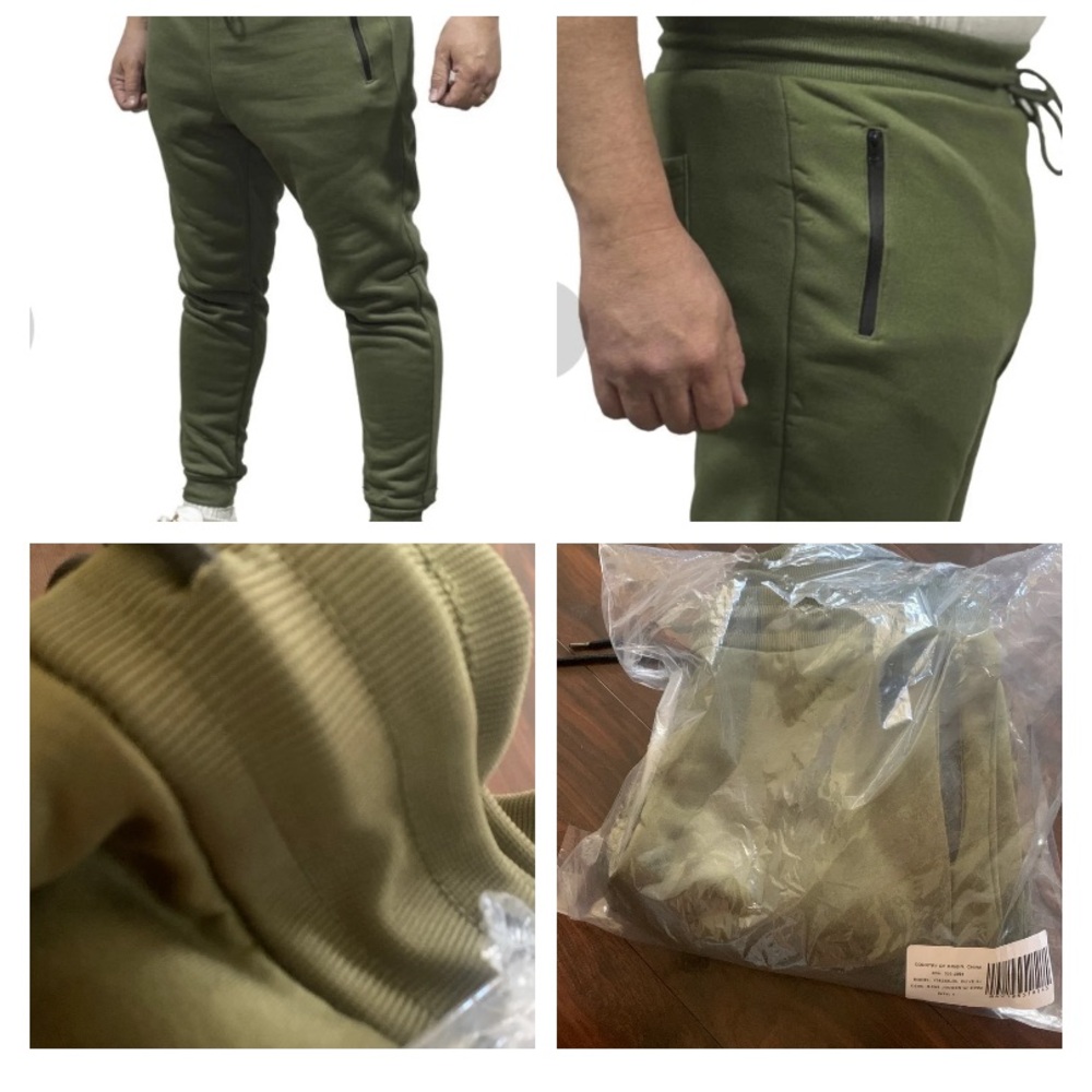 NEW
Men’s Olive Green
Tapered jogger pants 
Sz XL
Breathable, athletic material